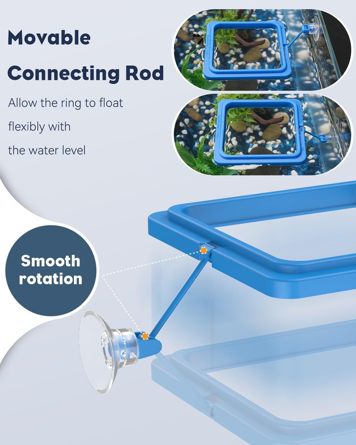  Aquarium Fish Feeding Ring Set 