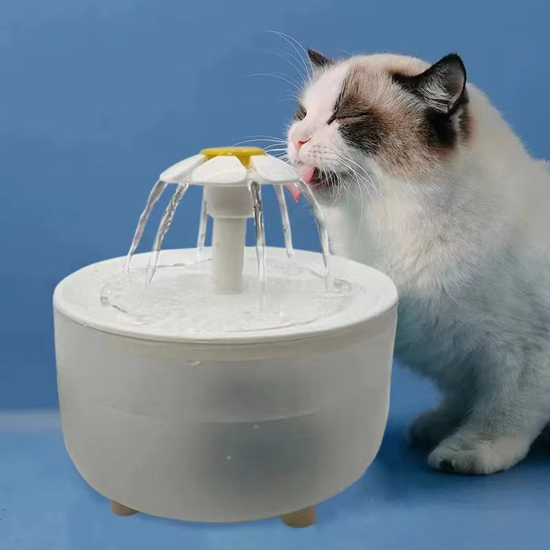 Automatic Pet Water Fountain – 1.2L Cat & Dog Water Dispenser
